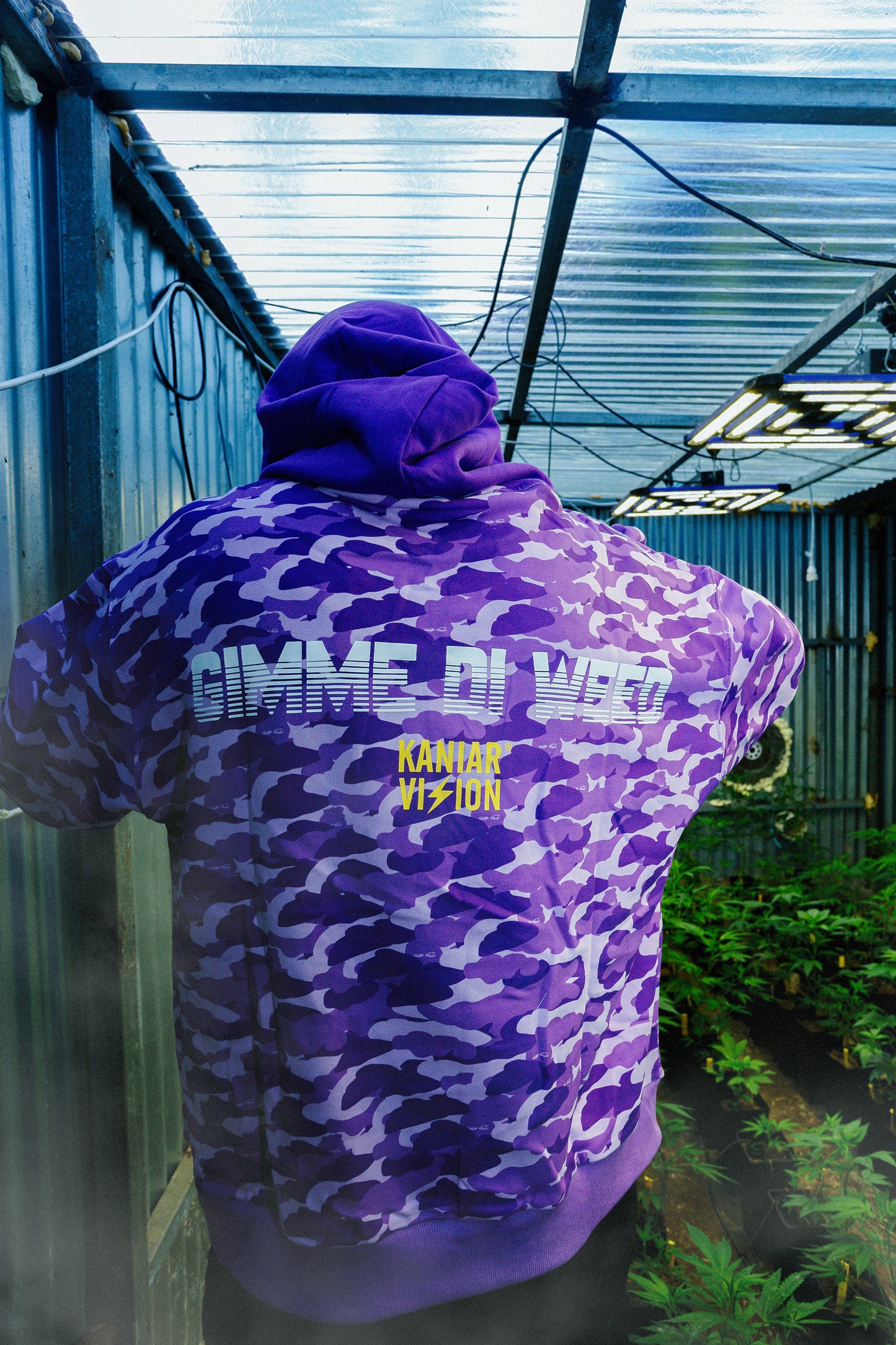 KV - GDW HOODIE (purple camo)