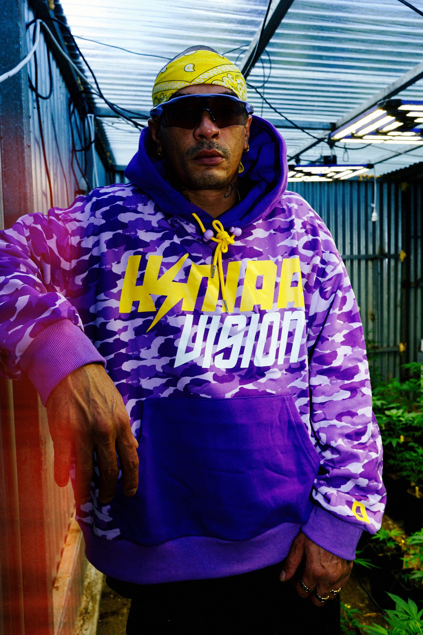 KV - GDW HOODIE (purple camo)